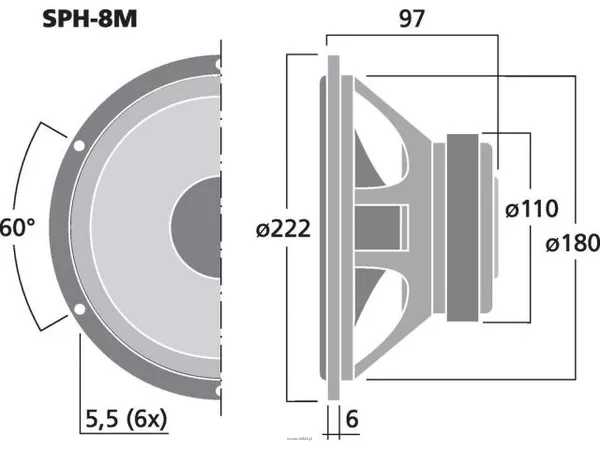 Monacor SPH-8M - 2