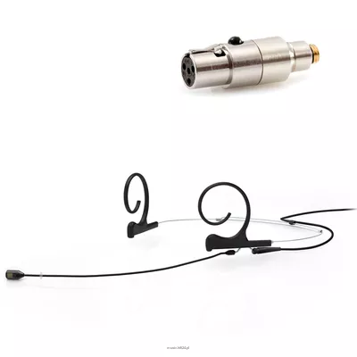 DPA 4288-DC-F-B10-LH - 4288 CORE Directional Flex Headset Mic, 120 mm Boom, Black, TA4F Mini-XLR