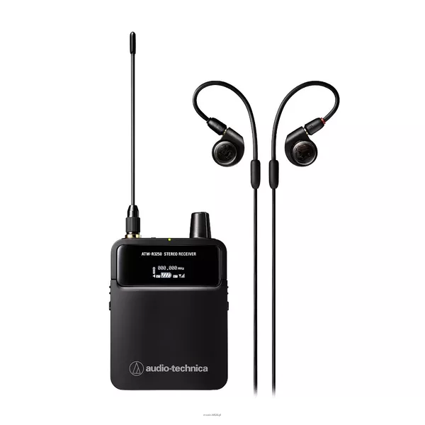 Audio-technica  ATW-3255DF2 - IEM Seria 3000 (470-608 MHz) - bezprzewodowy odsłuch douszny - 3