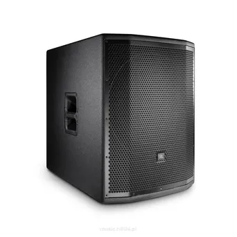 JBL PRX818XLF 18”, samowystarczalny system,  z poszerzonym pasmem niskotonowym.