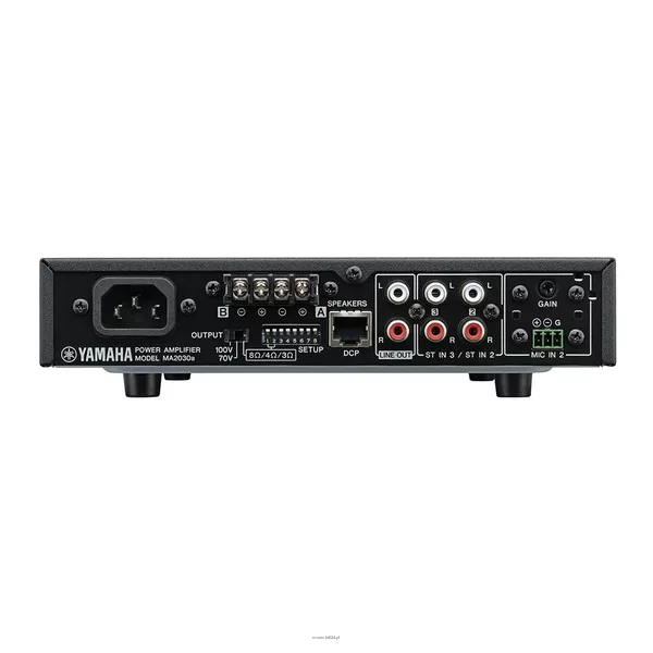 YAMAHA MA2030a Przełączany wzmacniacz miksujący klasy D Lo-Z/Hi-Z (Lo-Z: 2 × 30 W, Hi-Z: 1 × 60 W) - 2
