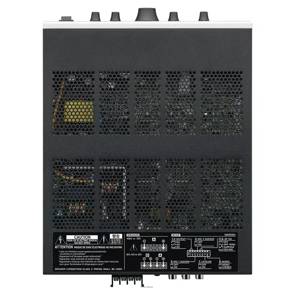 YAMAHA MA2030a Przełączany wzmacniacz miksujący klasy D Lo-Z/Hi-Z (Lo-Z: 2 × 30 W, Hi-Z: 1 × 60 W) - 3