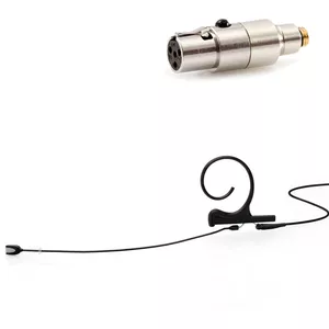 DPA 4166-OC-F-B10-LE - 4166 CORE Omni Flex Earset Mic, 110 mm Boom, Black, TA4F Mini-XLR