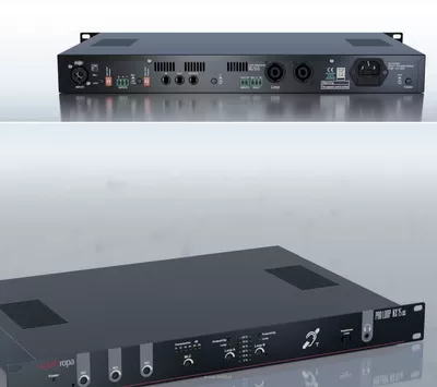 Audioropa PRO LOOP NX15LOS – dwukanałowy wzmacniacz pętli indukcyjnej 2 × 14A RMS do dużych instalacji LOS