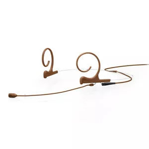 DPA 4288-DC-F-C00-MH - 4288 CORE Directional Flex Headset Mic, 100 mm Boom, Brown, MicroDot