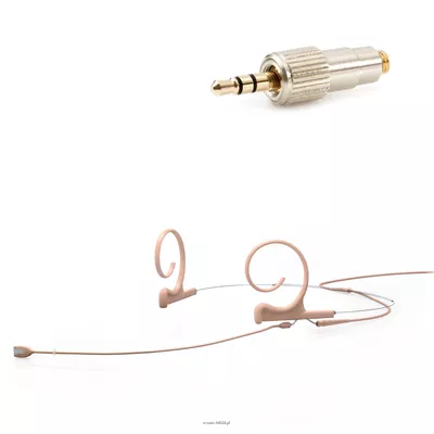 DPA 4188-DC-F-F34-LH - 4188 CORE Directional Flex Headset Mic, 120 mm Boom, Beige, Mini-Jack