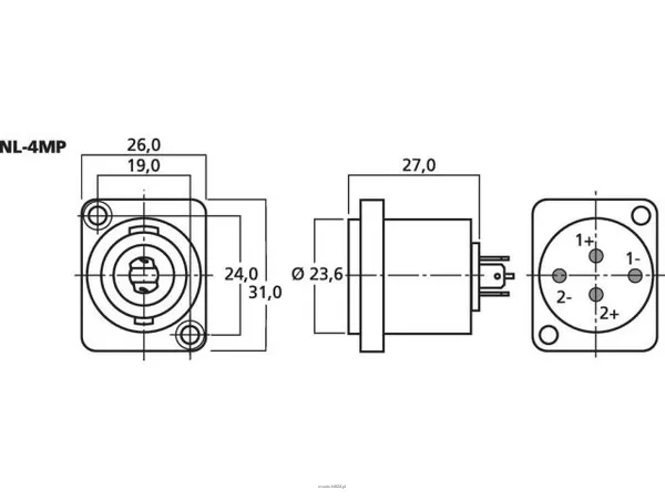 Monacor NL-4MP - 2