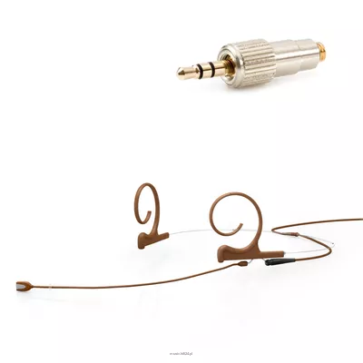 DPA 4188-DC-F-C34-LH - 4188 CORE Directional Flex Headset Mic, 120 mm Boom, Brown, Mini-Jack