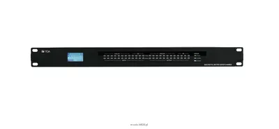 TOA M-8080D-EB cyfrowy mikser audio 8x8 dedykowany do aplikacji muzyki, dystrybucji dźwięku oraz systemów wielostrefowych.