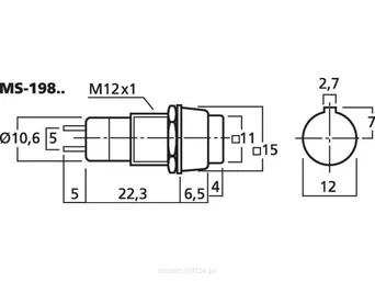 Monacor MS-198/SW