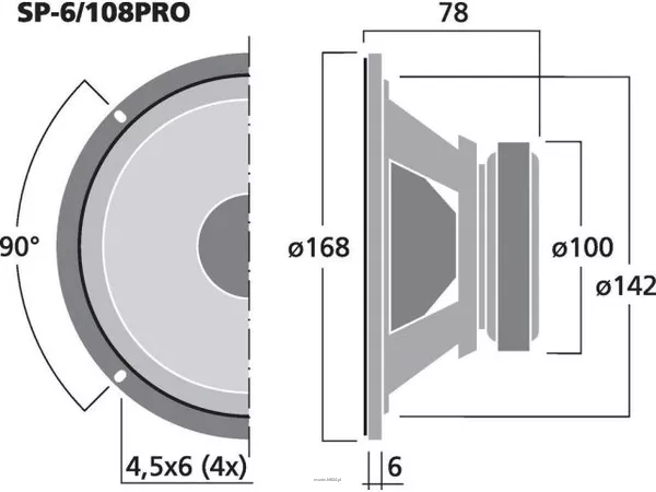 Monacor SP-6/108PRO - 2
