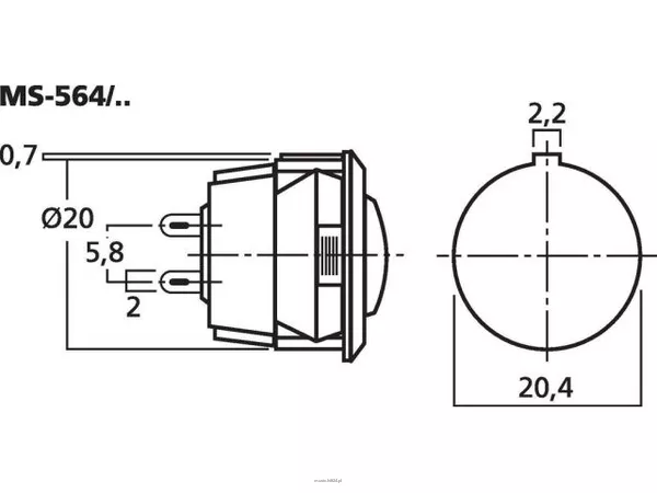 Monacor MS-564/RT - 2