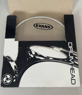 EVANS zestaw: Resonant 1x Glass & 1x Black 10'' naciągi perkusyjne