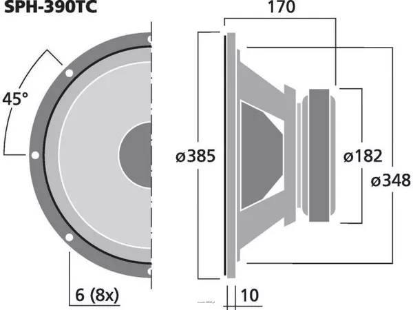 Monacor SPH-390TC - 3