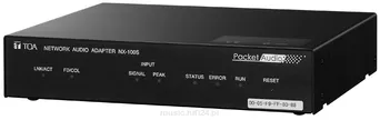 TOA NX-100S Sieciowy adapter audio; 1 kanał audio oraz sterowanie; pasmo przenoszenia audio 50Hz - 14kHz