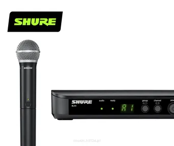 Shure BLX24E/PG58 Zestaw bezprzewodowy z mikrofonem doręcznym