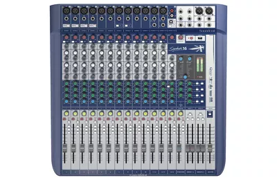Soundcraft Signature 16 - Analogowa konsoleta mikserska, USB 2 in x 2 out