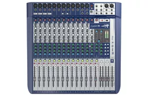 Soundcraft Signature 16 - Analogowa konsoleta mikserska, USB 2 in x 2 out