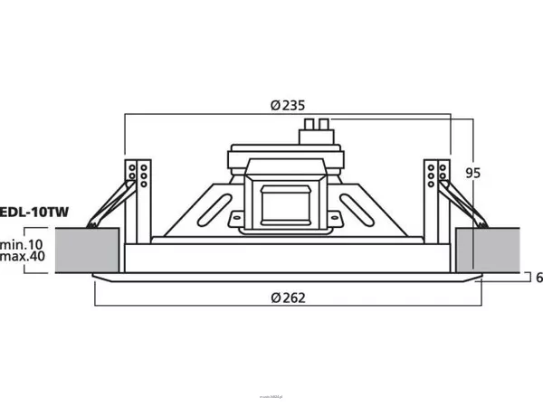 Monacor EDL-10TW - 2