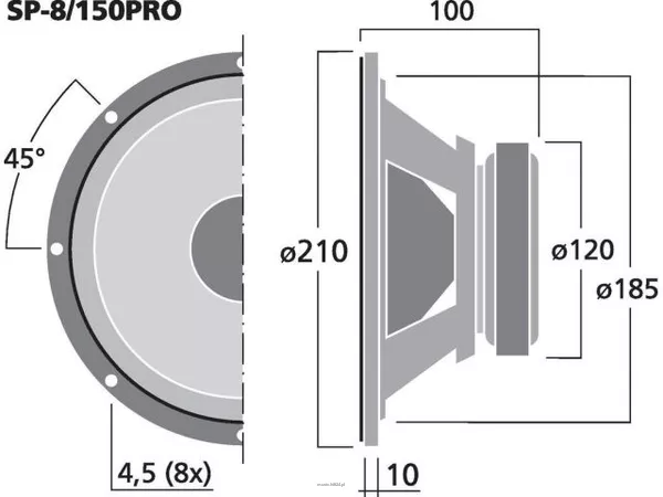 Monacor SP-8/150PRO - 3