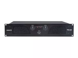 WORK WCE 400 Wzmacniacz mocy 1 U -  2 x 200 W / 8 ohm lub 2 x 400 W / 4 ohm lub 1 x 800 W / 8 ohm / pasmo: 20 – 20 kHz / THD+N: 0,05 %