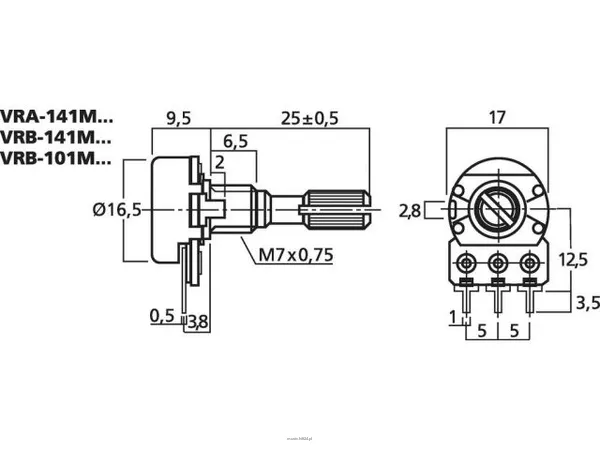 Monacor VRB-101M50 - 2