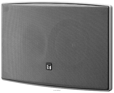 toa BS-1034S  Głośnik naścienny 10W, dwudrożny; efektywność 90 dB SPL; pasmo przenoszenia 120Hz - 20kHz; specjalny uchwyt montażowy; srebrny