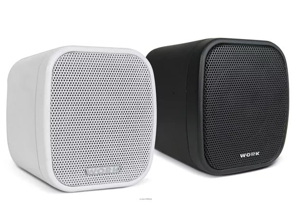 WORK NEO 3 BIAŁA lub CZARNA, woofer 3 cale, wymiary: 85 x 95 x 100 mm, moc: 10 W RMS / 100 V lub 30 W RMS / 8 ohm, pasmo: 110-22 kHz, SPL 100 dB - 2