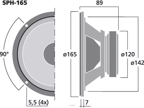 Monacor SPH-165 - 3