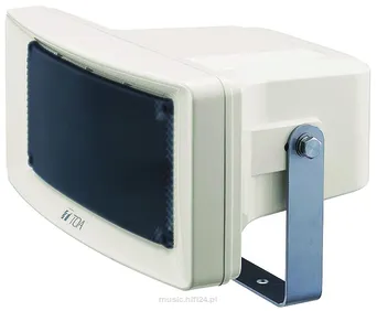 TOA CS-304 Głośnik tubowy specjalnej konstrukcji; moc 30W; do aplikacji zewnętrznych IP65; efektywność 98dB SPL; pasmo przenoszenia 120Hz-15kHz; ABS, biały