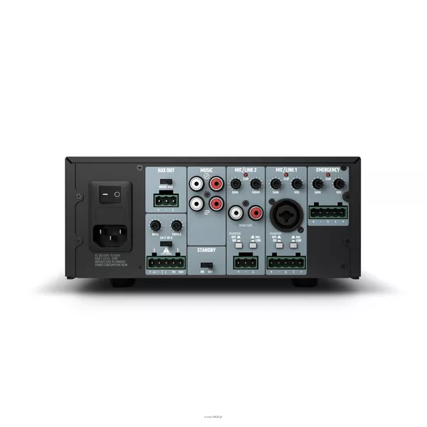 LD Systems  IMA 60 Instalacyjny wzmacniacz miksujący 65W @ 4 Ohms / 100 V / 70 V - 2