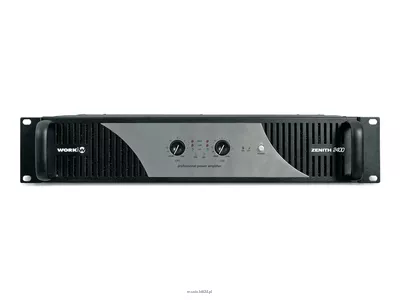 WORK ZENITH 2400 Wzmacniacz mocy 2 U - 2 x 600 W / 8 ohm lub 2 x 1000 W / 4 ohm lub 2 x 1250 W / 2 ohm lub 1 x 2000 W / 8 ohm lub 1 x 2600 W / 4 ohm