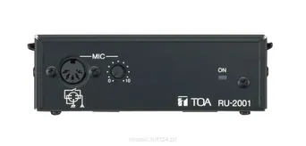 TOA RU-2001 1-kanałowy przedwzmacniacz mikrofonowy do stosowania z mikrofonami przywoławczymi typu PM-660