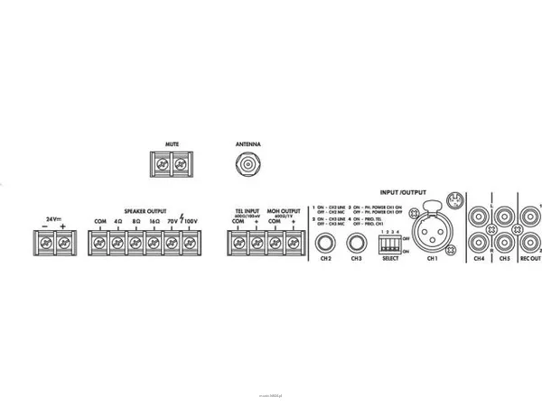 Monacor PA-812DAP - 2