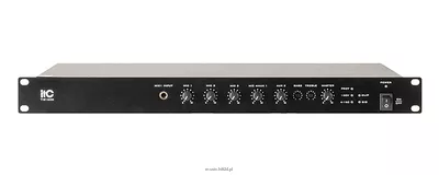 ITC T-B240D Wzmacniacz miksujący 19". Klasa D. 240W, 4Ω, 100V