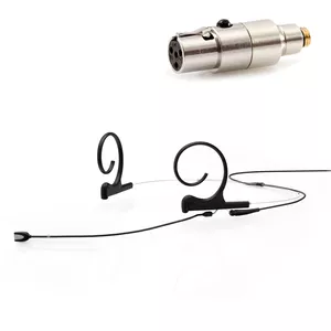 DPA 4166-OC-F-B10-MH - 4166 CORE Omni Flex Headset Mic, 90 mm Boom, Black, TA4F Mini-XLR