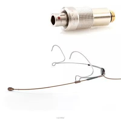 DPA 4466-OC-R-C03 - 4466 CORE Omni Headset Mic, Brown, 3-pin LEMO