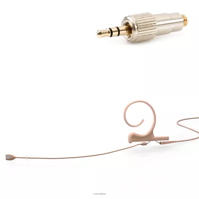 DPA 4166-OC-F-F34-LE - 4166 CORE Omni Flex Earset Mic, 110 mm Boom, Beige, Mini-Jack