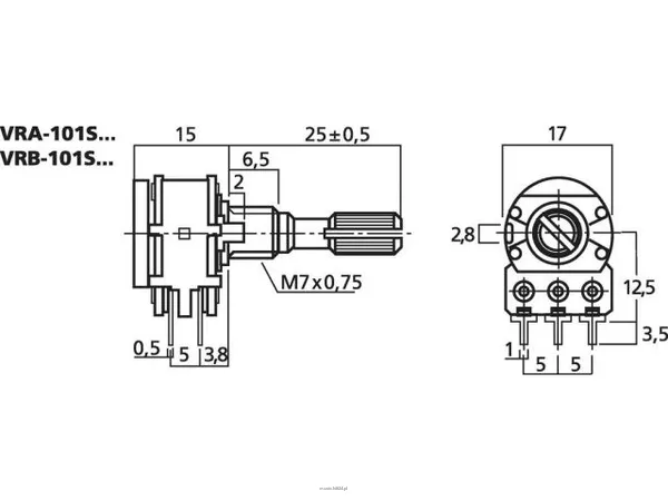 Monacor VRB-101S50 - 2