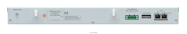 TOA VX-3000CT Panel sterowania do dźwiękowego systemu ostzregawczego VX-3000 - 2