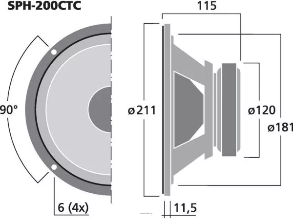 Monacor SPH-200CTC - 3