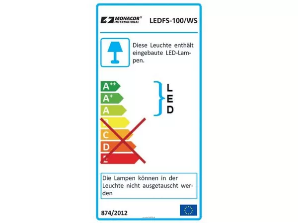 Monacor LEDFS-100/WS - 2
