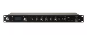 ITC T-240DTB Wzmacniacz miksujący 19", MP3 /FM/ Bluetooth. Klasa D. 240W, 4Ω, 100V