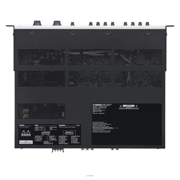 YAMAHA MA2120 Przełączany wzmacniacz miksujący klasy D Lo-Z/Hi-Z (Lo-Z: 2 × 120 W przy 4 Ω, 2 × 100 W przy 3 Ω / 8 Ω) - 3
