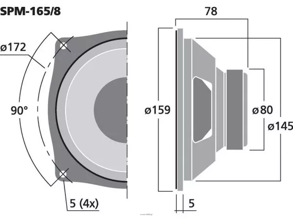 Monacor SPM-165/8 - 3