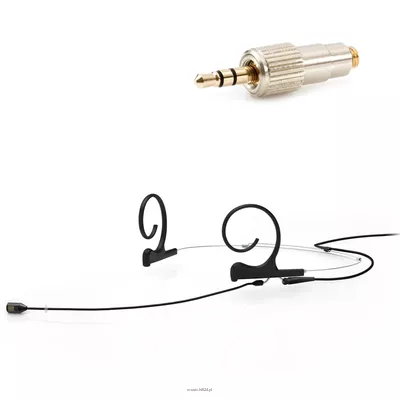 DPA 4288-DC-F-B34-LH - 4288 CORE Directional Flex Headset Mic, 120 mm Boom, Black, Mini-Jack