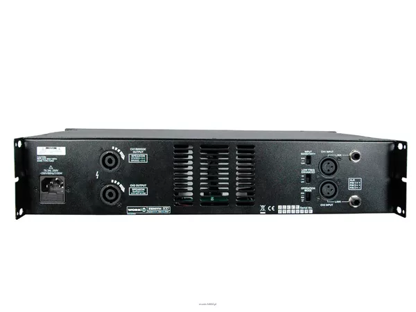 ZENITH 600 Wzmacniacz mocy 2 U - 2 x 200 W / 8 ohm lub 2 x 300 W / 4 ohm lub 2 x 450 W / 2 ohm lub 1 x 600 W / 8 ohm lub 1 x 850 W / 4 ohm - 3