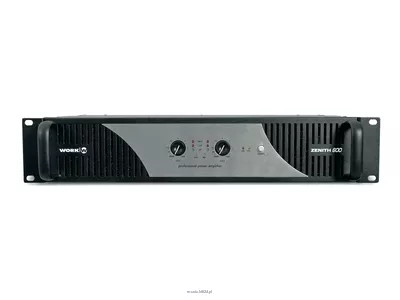 ZENITH 600 Wzmacniacz mocy 2 U - 2 x 200 W / 8 ohm lub 2 x 300 W / 4 ohm lub 2 x 450 W / 2 ohm lub 1 x 600 W / 8 ohm lub 1 x 850 W / 4 ohm