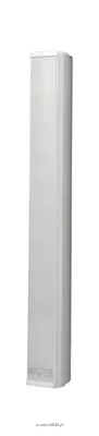Biamp Desono COLS81 wąska(66mm) i płytka (66mm) (wys 613mm) kolumna głośnikowa wodoodporna - IP 66; 8x2" woofer i 1" tweeter 30-15-6W/70-100V lub 40W/8Ω, 250-20kHz; BIAŁA