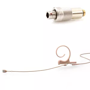 DPA 4166-OC-F-F03-LE - 4166 CORE Omni Flex Earset Mic, 110 mm Boom, Beige, 3-pin LEMO